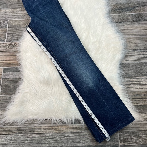 Rate Yves Saint Laurent Rive Gauche Boot Cut Cotton Jeans YSL stamp - Picture 10 of 16